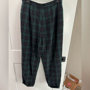 Talbots petite NWOT wool plaid pants